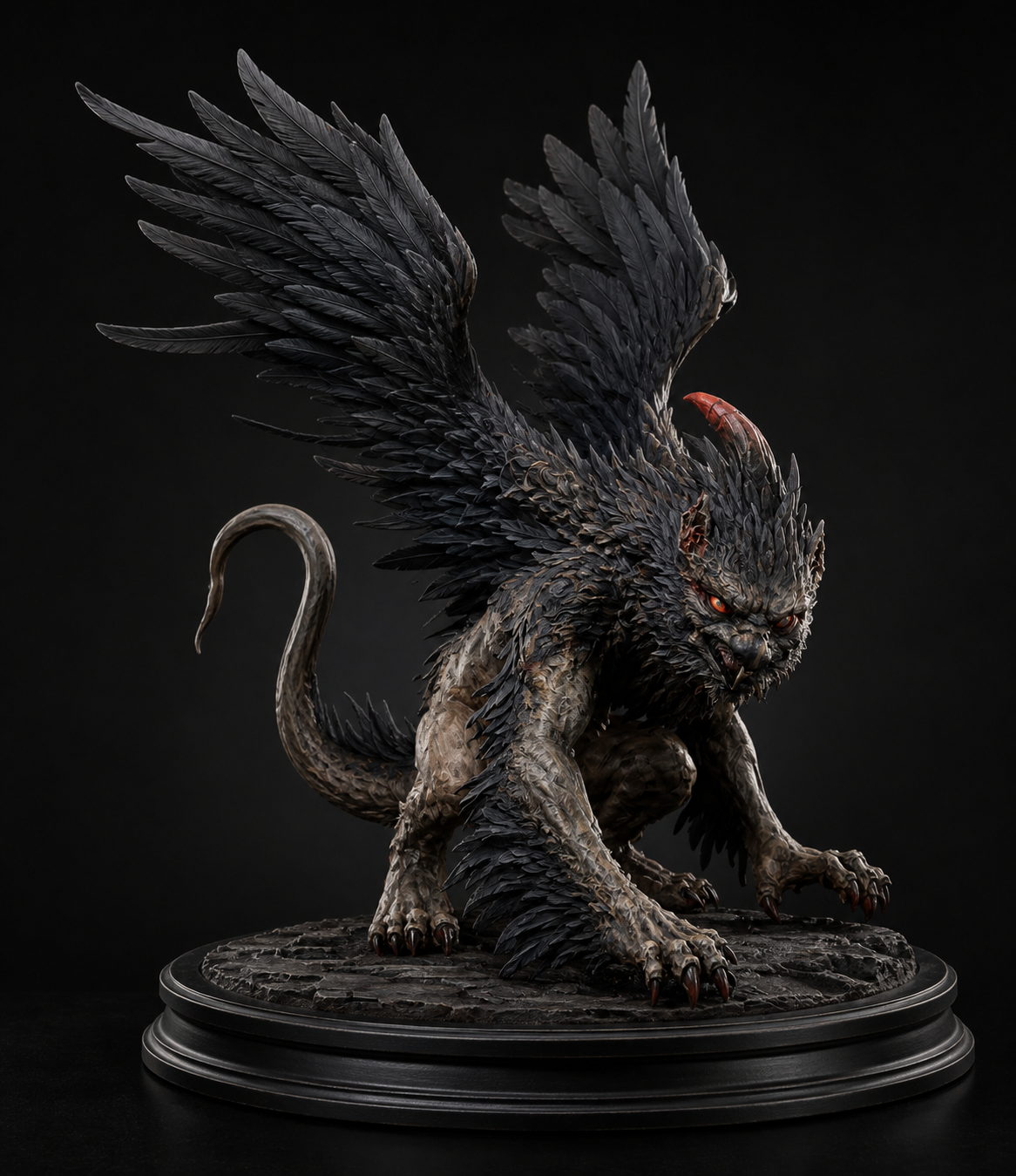 Winged creature design preview