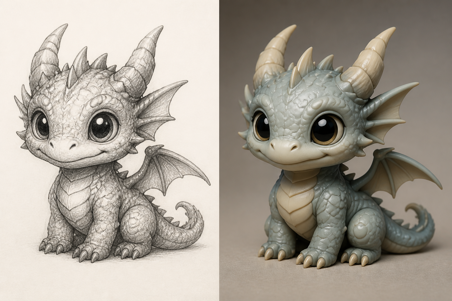 Imagined creature transformed into a Wisad character