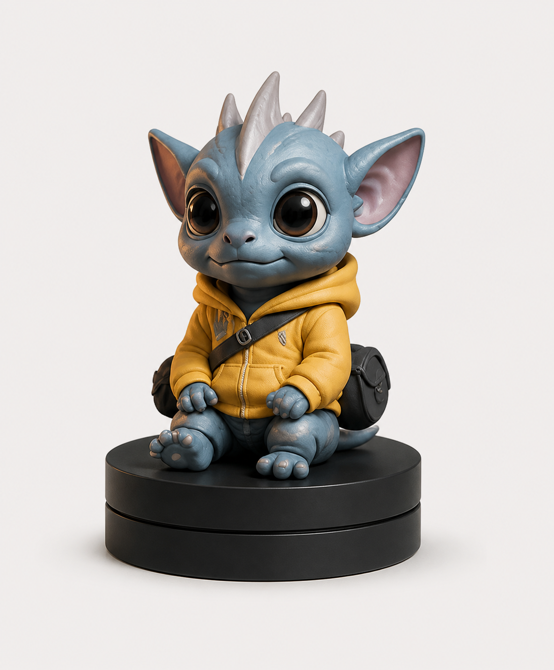 Full-body blue dragon Figurine
